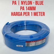 PA Nylon Tubing Blue Hose biru 14mm x 11mm OD 14mm ID 11mm Thickness 1.5mm Tube | PA14 Pneumatic Pol