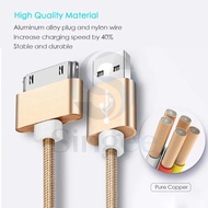 Kabel USB 1.5M untuk Pengecasan Pantas bagi iPhone 4 4s 3GS 3G iPad 1 2 3 iPod Nano touch 30 Pin Pen