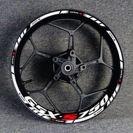 For Suzuki GSX-S750 Motorcycle Wheel Hub Decal Decoration Set GSX750S GSXS750 Gsxs 750 S750 Rim Refl