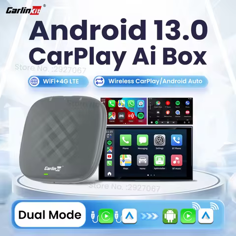 CarlinKit Ai Box CarPlay Android 13 TV Box SM6115 Wireless CarPlay Autokit Android Auto Wireless Vid