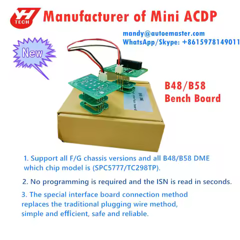 Yanhua ACDP B48/B58 +N20/N13/N55/B3 bench board + ISN module for BMW all key lost and ECU clone +/vw