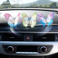 Ornament Car Dashboard Cute Console Decor Moving Butterfly for Accessories Unique Kinetic Mesmerizin