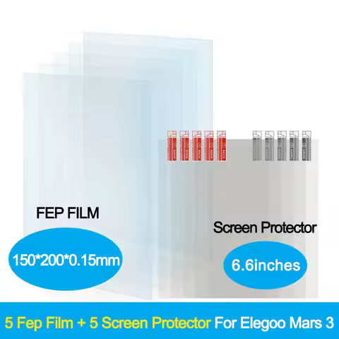 FEP Film 150*200*0.15mm for Elegoo Mars 3 Mars 4 Mars 5 series UV Resin 3D Printers Release Films Pr