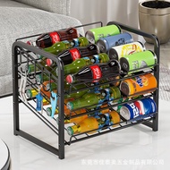 [in stock] Can Storage Rack for Cans of Coke and Beer, Multi-layer Rolling Drawer-style Refrigerator