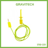 [Gravitechthai]2mm Banana to Clip Jack Cable 50cm-Yellow