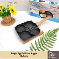 Zharazu STORE BURGER EGG Grill Pan Suggo 2 Holes EGG BURGER EGG MOLD