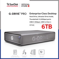 SanDisk Professional G-DRIVE PRO 6TB ( SDPH51J-006T-SBAAD ) Enterprise-Class Desktop Drive, Thunderbolt 3 (20Gbps), USB-C (5Gbps), 7200RPM Ultrastar Drive Inside  HDD ฮาร์ตดิสก์ ประกัน Synnex 5 ปี