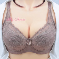 Floral Lace Under-Wired Cup D-E #36-#48 SUPOR QUESTA Thin Span Padding Skin-friendly Soft Breathable