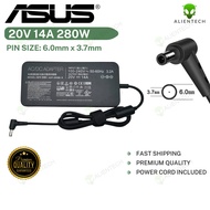 280W Asus Laptop Charger 20V 14A for ROG Strix G16 G614J G615J ROG Huracan G21CX (6.0mm x 3.7mm)