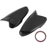 Carbon Fiber Style Car Rearview Mirror Cover Trim Accessories for Hyundai Elantra Avante 2012-2018