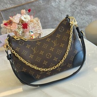 *SHIHNA名牌精品* LV M45831 BoulognePM 黑色牛角包