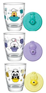 Le Creuset x LINE FRIENDS 聯名玻璃杯連杯蓋