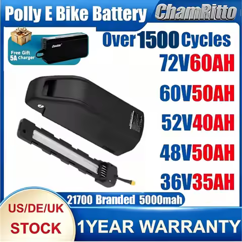 36v 48v 72v 25ah 30ah 35ah 40ah Hailong Polly Dp7 Batterie Velo Electrique 50ah 60ah 3000w Bateria E