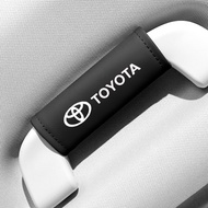 Toyota Leather Car Roof Armrest Inner Door Pull Handle Protection Case Cover For Vios Raize Wigo Rus