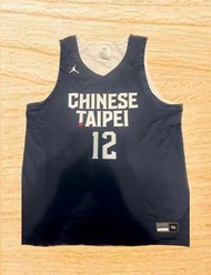 2021 Jordan Chinese Taipei 中華隊中華台北 深藍色雙面練習衣Sz3Xl