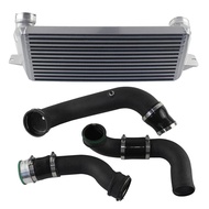 Bar & Plate Intercooler Competition + Super Charge Pipe Kit For BMW N55 E8X E9X E82 E88 E90 E91 135i
