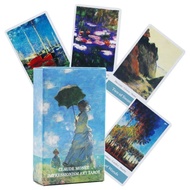Monet Art Impressionist Tarot Card Claude Monet Art Party Board Game Card