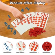 [xdnblun] Math Learning Cards Educational Toy Number Matching Odd And Even Numbers