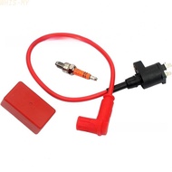 [WHI]AC 5-Pin Ignition Coil + A7TJC Spark Plug Kit for Quads Dune Buggies Trail Bikes