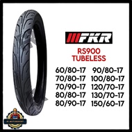 [FKR] 60/80 70/80 70/90 80/90 90/80 100/80 120/70 130/70 150/60  17'' FKR Tayar Tyre RS900 TUBELESS