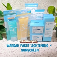 Termurah Wardah Paket Hemat Lightening + Sunscreen 4In1