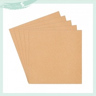 Set of 5 Square Brown Kraft Envelopes - Fairy Corner Envelopes for Cards, Postcards, Letters