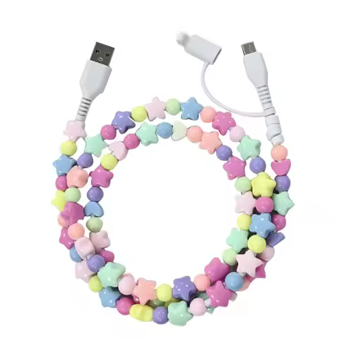 Charging Cable for IPhone Fast Beads Phone Cable Charging Cable For iPhone14/Pro max Android Phone U