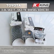 KING Bearing TOYOTA 3.0L 1KZ-T 1KZTE Diesel SOHC 8V for Prado KZJ77 KZJ90 KZJ120 Hilux Surf KZN130 K