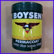 ☃ ஐ Boysen Permacoat Flat Latex White 1 Liter