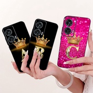For Motorola Edge 50 Fusion Case XT2429-1 Luxury Initial Letters Soft Silicone Phone Shells For Moto