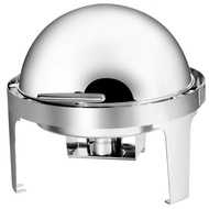 47cm Stainless steel round roll top chafing dish / buffet set catering set berkas lauk food pan dome
