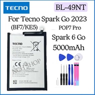 แบตเตอรี่ Tecno Spark GO 2023 / POP 7 PRO / Spark 6 Go 2023 BF7KE5 (BL-49NT) แบต Tecno Spark GO 2023