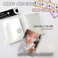 【Acid PVC Free】K-pop Photocard 7*10cm PP Sleeves High Definition Toploader Transparent Game Cards Lo