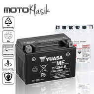 YUASA YTX9-BS (MF9-B) BATTERY MOTORCYCLE BATTERIES 12V MADE IN INDONESIA/VIETNAM