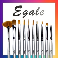 10 Pens Set Painted Nails Manicure Watercolor Body Egale Brush 10 Pcs Materials