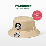 Starbucks New Era Beige Bucket Hat หมวกสตาร์บัคส์ A11152506