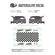CB001 - Fatlace 1/64 Diecast Waterslide Decal - Clear Base