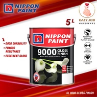 🔥 5L Nippon 9000 Gloss Finish Cat Anti Karat Besi Cat Besi Anti Karat High Gloss Paint 5 Liter Nippon Metal Paint