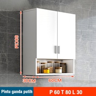 Lemari Dinding Dapur/Lemari Kabinet Dapur/Kitchen Set Rak Atas Dapur 3 Pintu Minimalis