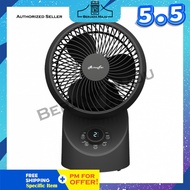 Alpha 7" 3 Blade Motto Desk Table Fan DT360-G2/7-AC WHITE/BLACK