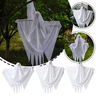 Halloween White Ghost Pendant Terror Ghost Hanging White Ghost Puting Decoration Ghost C7X9