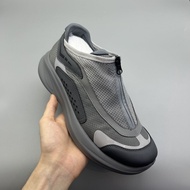Summer Breathable Casual Cloth Shoes Zip Slip-on Men's Shoes 39-44