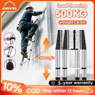 Foldable Ladder Telescopic 450KG Tangga Lipat Aluminium Ladder One Sided Aluminum 1.9/2.1/3.9/5.1/6m