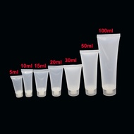 10Pcs 5ml/10ml/15ml Empty Portable Travel Tubes Squeeze Cosmetic Containers Cream Lotion Screw Cap Plastic Bottles