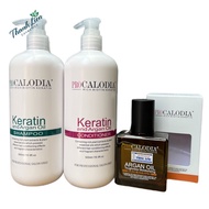 Keratin Pro Calodia hair conditioner and essential oil 500mlx2/55ml.TL TL