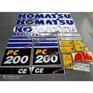 Excavator Sticker PCKomatsu 200-10 M0 CE Heavy Equipment Sticker