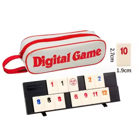 Fast Moving Rummy Tile Classic Board Game 2-4 People Israel Mahjong Digital Game Hotest Party Game P