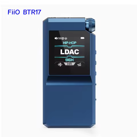 FiiO BTR17 Headphone Amp Bluetooth 5.4 Receiver with LDAC/aptX Lossless support, Hi-Res Portable DAC