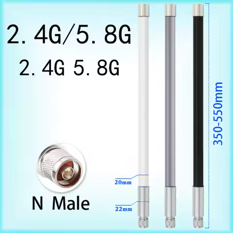 WIFI 2.4G antenna 5.8G 2.4/5.8G dual-band wireless network card router Outdoor waterproof fiberglass