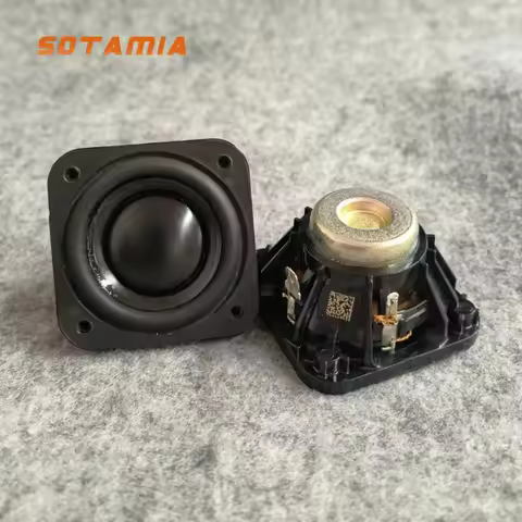 SOTAMIA 2PCS 2 inch 52MM full range speaker 4 ohm 20 watt aluminum basin fever grade large neodymium